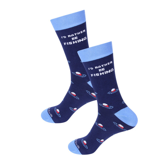 I'd Rather Be Fishing Socks